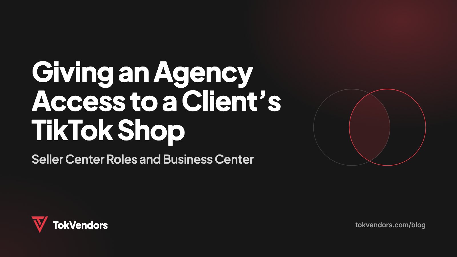 Giving an Agency Access to a Client’s TikTok Shop: Seller Center Roles and Business Center